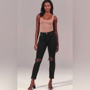 Abercrombie Curve Love High Rise Mom Jean